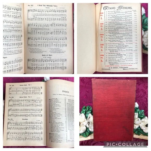 1900 Antique Book:  Make His Praise Glorious for the Sunday School and Church - Picture 10 of 10